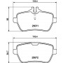 8DB 355 020-471 HELLA Комплект гальмівних колодок, дискове гальмо