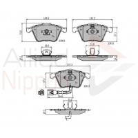 ADB11628 COMLINE КомплеК т гальмівних колодок, дискове гальмо