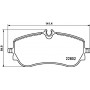 P 85 172 BREMBO КомплеК т гальмівних колодок, дискове гальмо