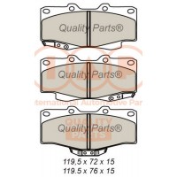 704-17070 IAP QUALITY PARTS КомплеК т гальмівних колодок, дискове гальмо
