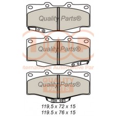 704-17070 IAP QUALITY PARTS КомплеК т гальмівних колодок, дискове гальмо