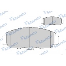MBF015003 MANDO Комплект гальмівних колодок дисковий гальм