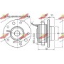 01.97666 AUTOKIT Комплект підшипника ступиці колеса