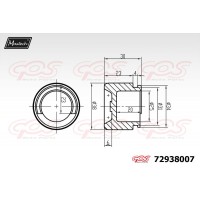 72938007 MAXTECH Поршень корпус скоби гальма