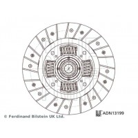 ADN13199 BLUE PRINT Диск зчеплення