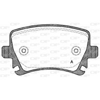 BPA1031.00 OPEN PARTS Комплект гальмівних колодок дисковий гальм