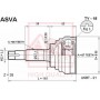 TY-18 ASVA Шарнирный комплект, Привідний вал