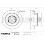BD-4149 FREMAX Гальмівний диск