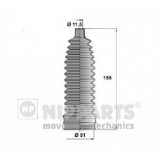 N2841035 NIPPARTS Комплект пильника рульове управління