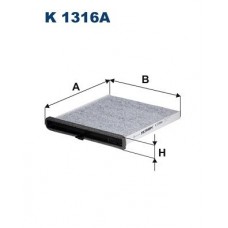 K 1316A FILTRON Фільтр повітря у внутрішньому просторі