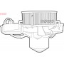 DEA20003 DENSO Вентилятор салону