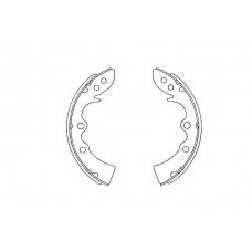 KBS-5408 KAVO PARTS Комплект гальмівних колодок