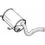 190-879 BOSAL Середній глушник вихлопних газів