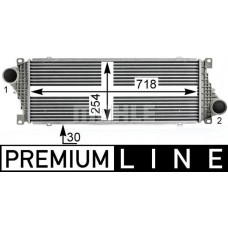 CI 18 000P MAHLE Интеркулер