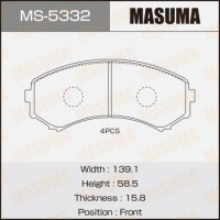 MS-5332 MASUMA Комплект гальмівних колодок