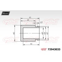 72943033 MAXTECH Поршень корпус скоби гальма