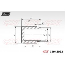 72943033 MAXTECH Поршень корпус скоби гальма