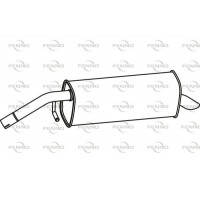 P17060 FENNO Глушник вихлопних газів кінцевий