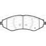 BPA0645.22 OPEN PARTS КомплеК т гальмівних колодок, дискове гальмо