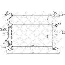 10-26066-SX STELLOX Радіатор охолодження двигуна