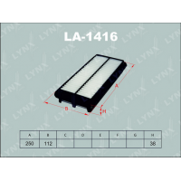 LA-1416 LYNXauto Повітряний фільтр