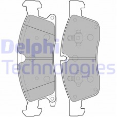 LP2275 DELPHI Комплект гальмівних колодок дисковий гальм