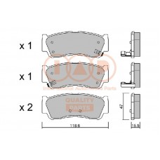 704-07089P IAP QUALITY PARTS КомплеК т гальмівних колодок, дискове гальмо