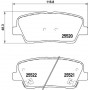 8DB 355 020-101 HELLA Комплект гальмівних колодок, дискове гальмо