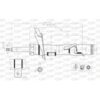SAB8154.31 OPEN PARTS Амортизатор