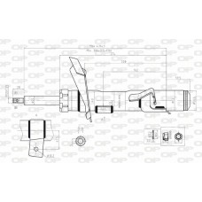 SAB8154.31 OPEN PARTS Амортизатор