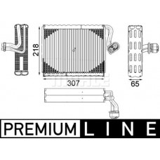 AE 122 000P MAHLE Випарник кондиціонера