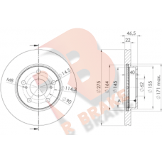 78RBS22890 R BRAKE Гальмівний диск