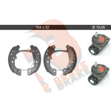 79RBKT0005 R BRAKE Комплект гальмівних колодок