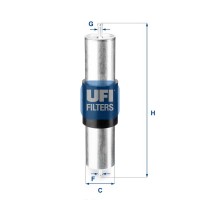 31.569.00 UFI Паливний фільтр