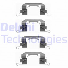 LX0442 DELPHI Комплектуючі колодки дискового гальма