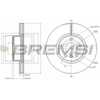 CD8314V BREMSI Гальмівний диск
