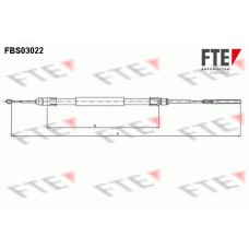 9250111 FTE Тросик, cтояночный тормоз
