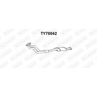 TY70042 VENEPORTE Предглушник вихлопних газів