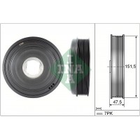 WG2136889 WILMINK GROUP Ремінний шків колінчастий вал