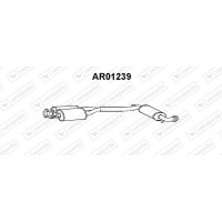 AR01239 VENEPORTE Предглушник вихлопних газів