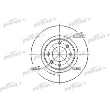 PBD4215 PATRON Гальмівний диск