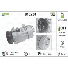 813200 VALEO Компресор кондиціонера