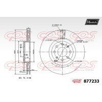 877233 MAXTECH Гальмівний диск