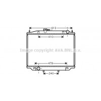 DN2300 AVA QUALITY COOLING Радіатор охолодження двигуна