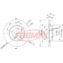 BD-4803 FREMAX Гальмівний диск