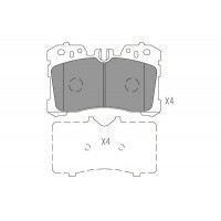 KBP-9150 KAVO PARTS Комплект гальмівних колодок дисковий гальм