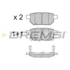 BP3322 BREMSI Комплект гальмівних колодок дисковий гальм