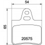 8DB 355 005-901 HELLA PAGID Комплект гальмівних колодок дисковий гальм