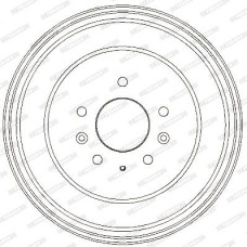 FDR329323 FERODO Гальмівний барабан