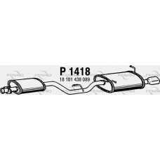 P1418 FENNO Глушник вихлопних газів кінцевий
